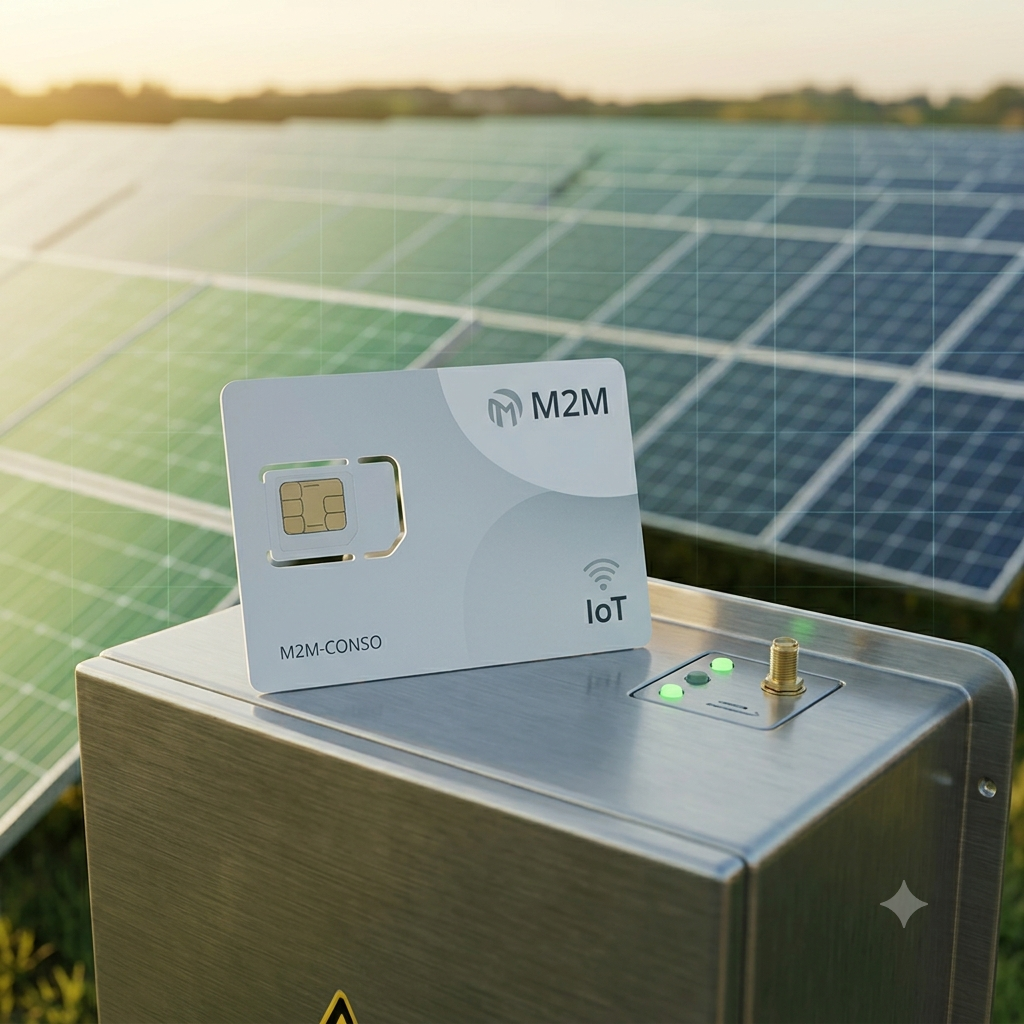 Photovoltaïque – Carte SIM M2M
